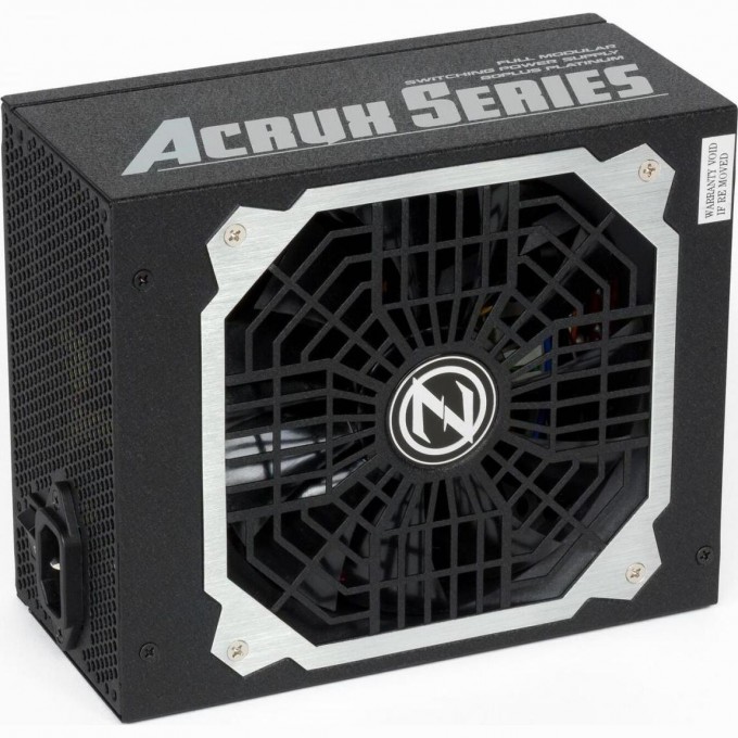 Блок питания ZALMAN , 1000W, ATX12V V2.3, EPS, APFC, 13.5CM FAN, 80+ PLATINUM, FULL MODULAR, RETAIL ZM1000-ARX