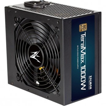 Блок питания ZALMAN ZM1000-TMX, 1000W, ATX12V V2.52, APFC, 12CM FAN, 80+ GOLD, FULL MODULAR, RETAIL