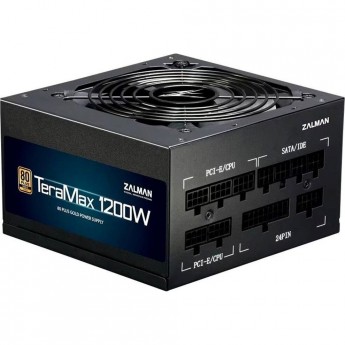 Блок питания ZALMAN ZM1200-TMX, 1200W, ATX12V V2.52, APFC, 12CM FAN, 80+ GOLD, FULL MODULAR, RETAIL