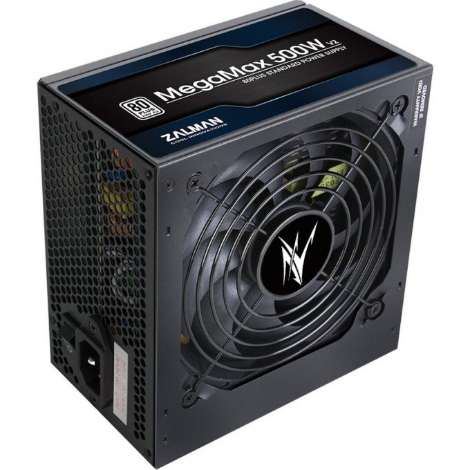 Блок питания ZALMAN , 500W, ATX12V V2.31, APFC, 12CM FAN, 80+ 230V EU, RETAIL ZM500-TXII (V2)