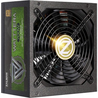 Блок питания ZALMAN ZM700-EBTII, 700W, ATX12V V2.3, EPS, APFC, 14CM FAN, 80+ GOLD, FULL MODULAR, RETAIL