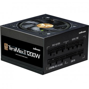 Блок питания ZALMAN ATX 1200W ZM1200-TMXII 80+ gold (20+4pin) APFC 120mm fan 12xSATA Cab Manag RTL