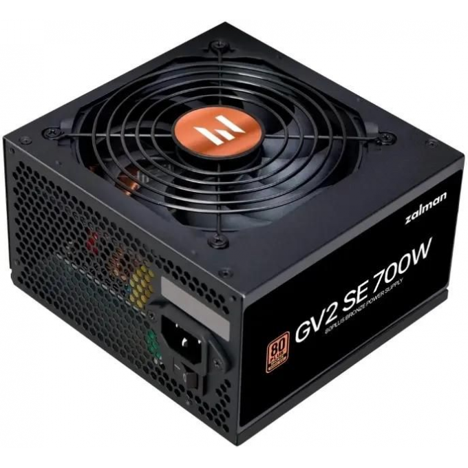 Блок питания ZALMAN ATX 700W 80+ bronze (20+4pin) 120mm fan 6xSATA RTL ZM700-GV2SE