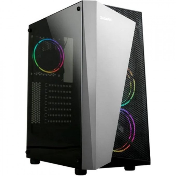 Корпус ATX ZALMAN S4 Plus, Midi-Tower, без БП, черный S4 PLUS BLACK