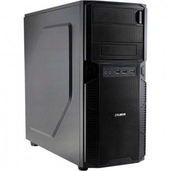 Корпус ZALMAN Z1, ATX, BLACK, 2X5.25", 4X3.5", 1X2.5", 2XUSB2.0, 1XUSB3.0, FRONT 1X120MM, REAR 1X120MM