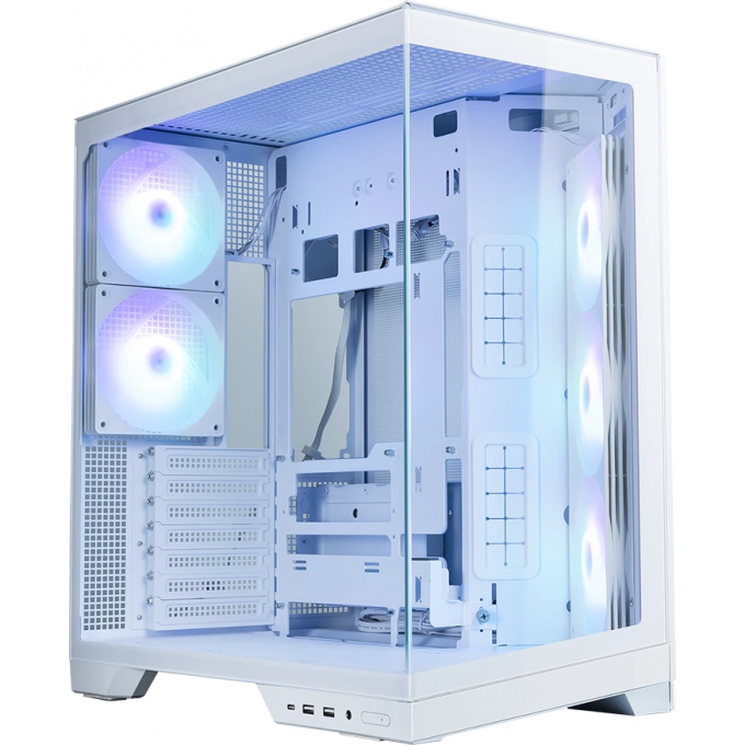 Корпус ZALMAN D50 белый без БП ATX 6x120mm 4x140mm 2xUSB3.0 audio bott PSU D50 WHITE