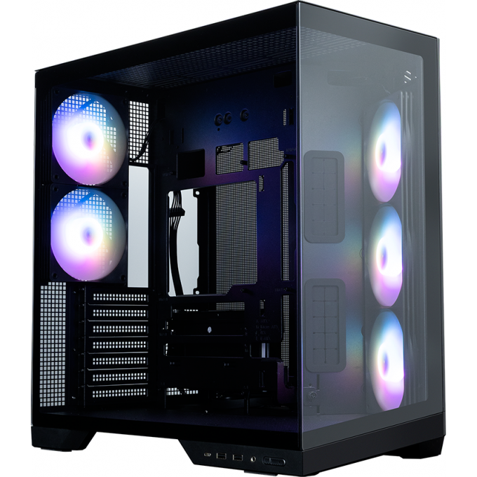 Корпус ZALMAN D50 черный без БП ATX 6x120mm 4x140mm 2xUSB3.0 audio bott PSU D50 BLACK