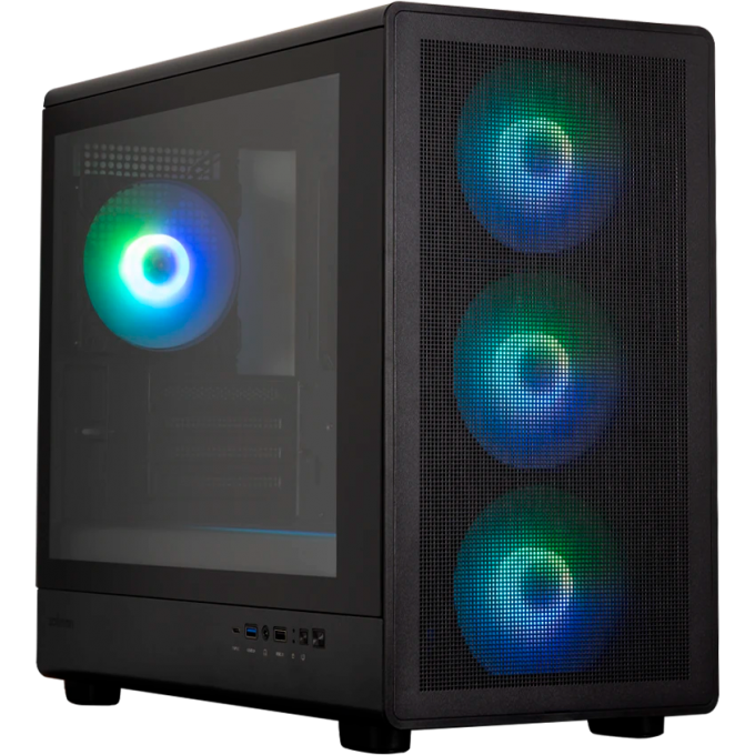 Корпус ZALMAN M5 черный без БП mATX 6x120mm 1x140mm 1xUSB2.0 2xUSB3.0 audio bott PSU M5 BLACK