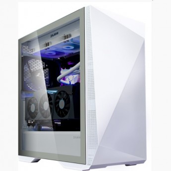 Корпус ZALMAN Z9 ICEBERG, EATX, WHITE, WINDOW, 4X3.5", 6X2.5", 2XUSB2.0, 2XUSB3.0, 1XUSB 3.1 GEN2 TYPE-C, FRONT 1X140MM, REAR 1X140MM