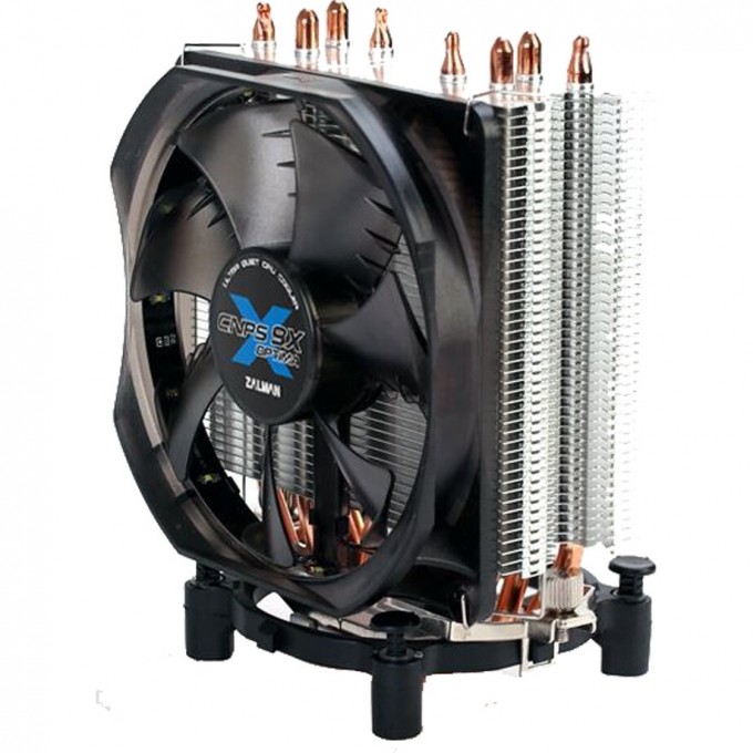 Кулер для процессора ZALMAN , 120MM LED FAN, 4 HEAT PIPES, 4-PIN PWM, 600-1500 RPM, 26DBA MAX, LONG LIFE BEARING, FULL SOCKET SUPPORT CNPS9X OPTIMA