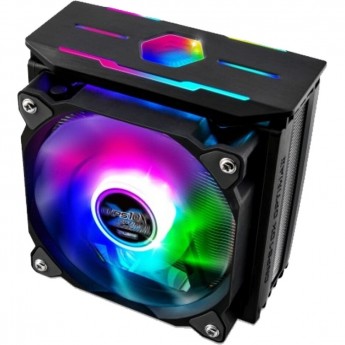 Кулер для процессора ZALMAN CNPS10X OPTIMA II BLACK RGB, 120MM RGB FAN, 4 HEAT PIPES, 4-PIN PWM, 1500 RPM, 27DBA, HYDRAULIC BEARING, FULL SOCKET SUPPORT