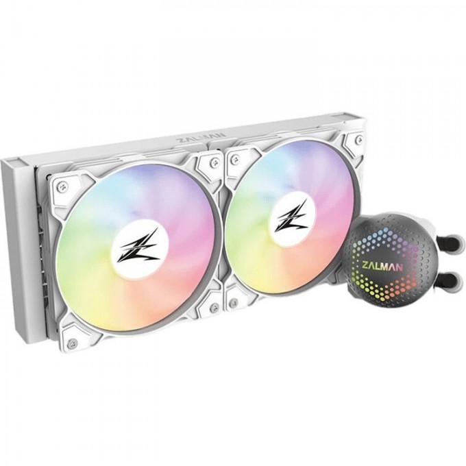 Система водяного охлаждения ZALMAN CPU LIQUID COOLER 240MM, WH ALPHA 24 WHITE