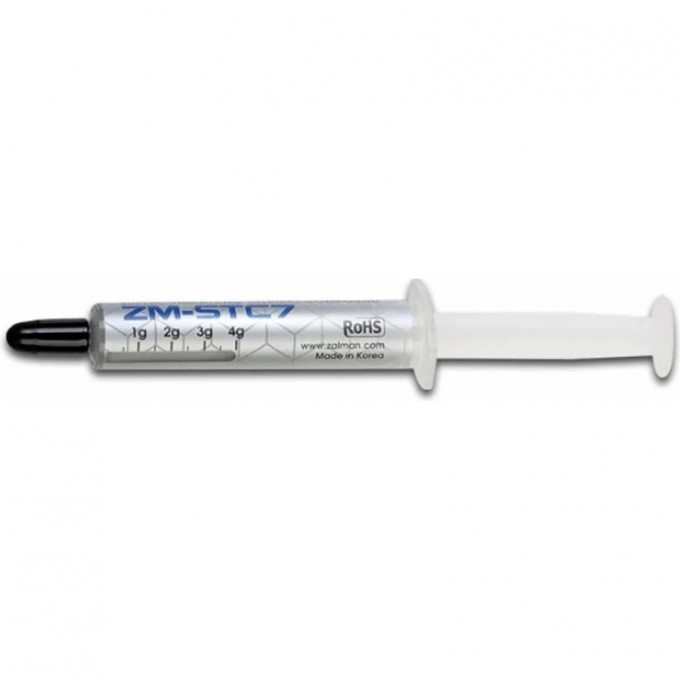 Термопаста ZALMAN SUPERCONDUCTING THERMAL COMPOUND, THERMAL CONDUCTIVITY 7.2W/M-K, VISCOSITY 220PA.S ZM-STC7