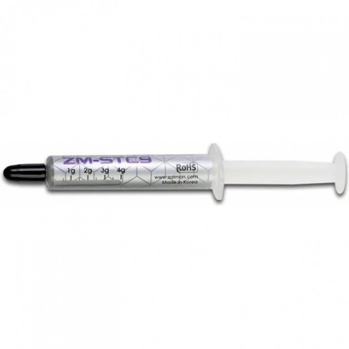 Термопаста ZALMAN SUPERCONDUCTING THERMAL COMPOUND, THERMAL CONDUCTIVITY 9.1W/M-K, VISCOSITY 250PA.S ZM-STC9